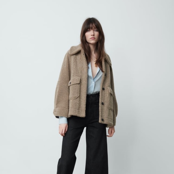Zara Jackets & Blazers - Zara Pile Fleece Jacket